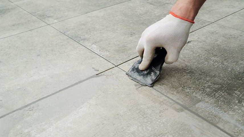 What are the steps to seal grout?
