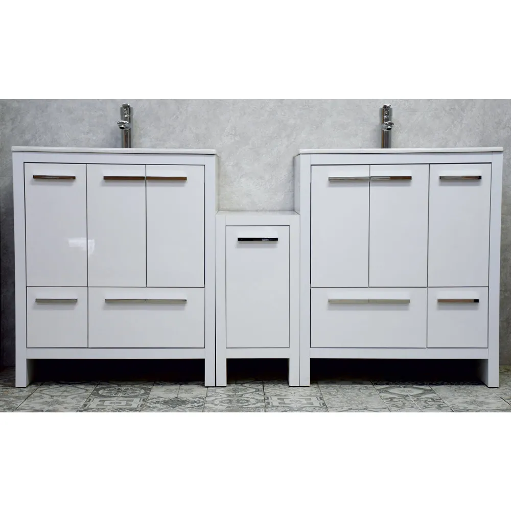 Alliance 68” White Bathroom Vanity 