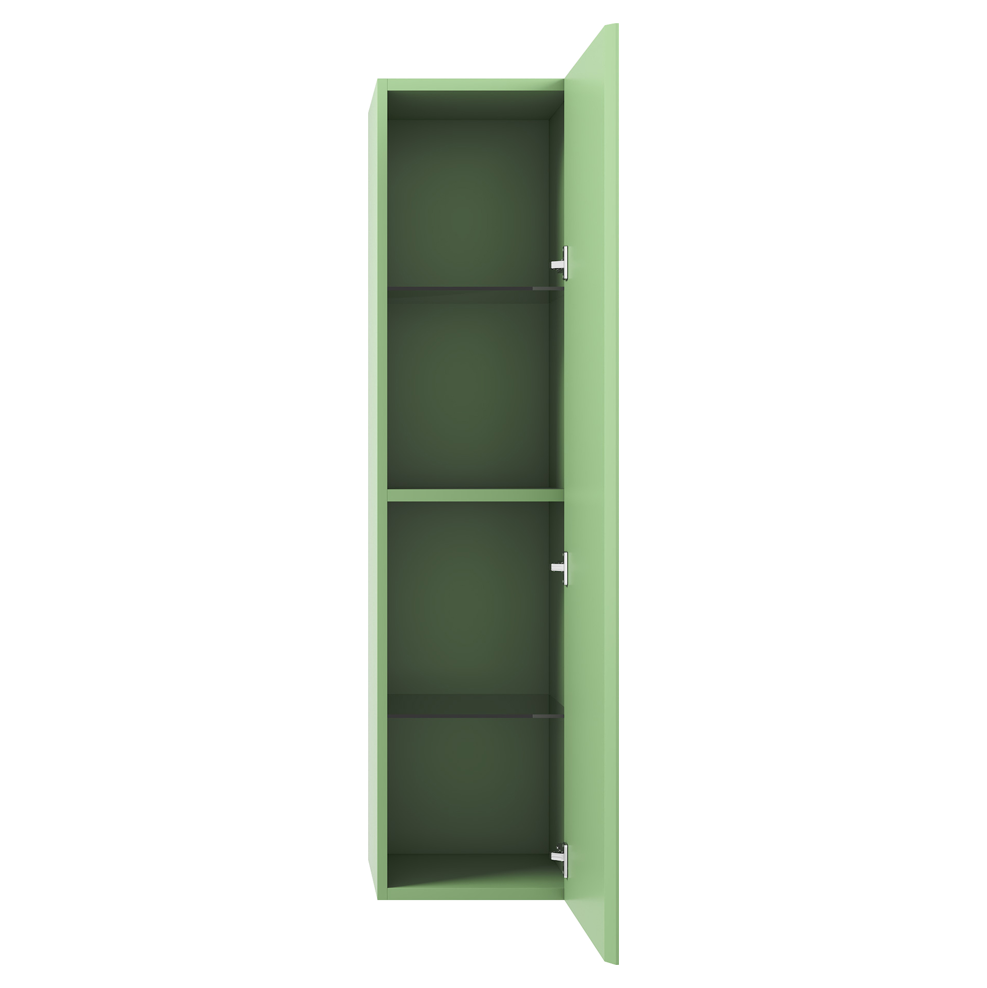 Bolonya 12″ Side Cabinet in Aventurine Green - Unique Bathroom Storage