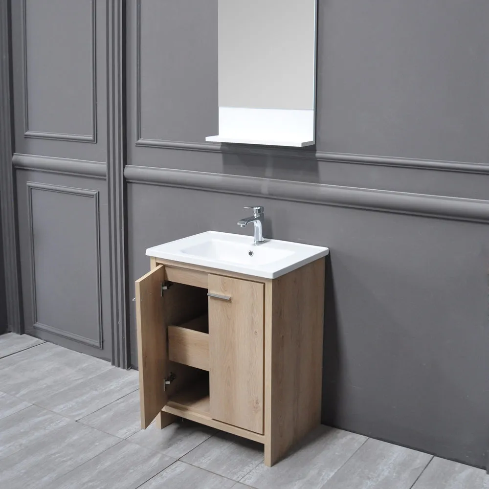 Denver 24” Oak Bathroom Cabinet 