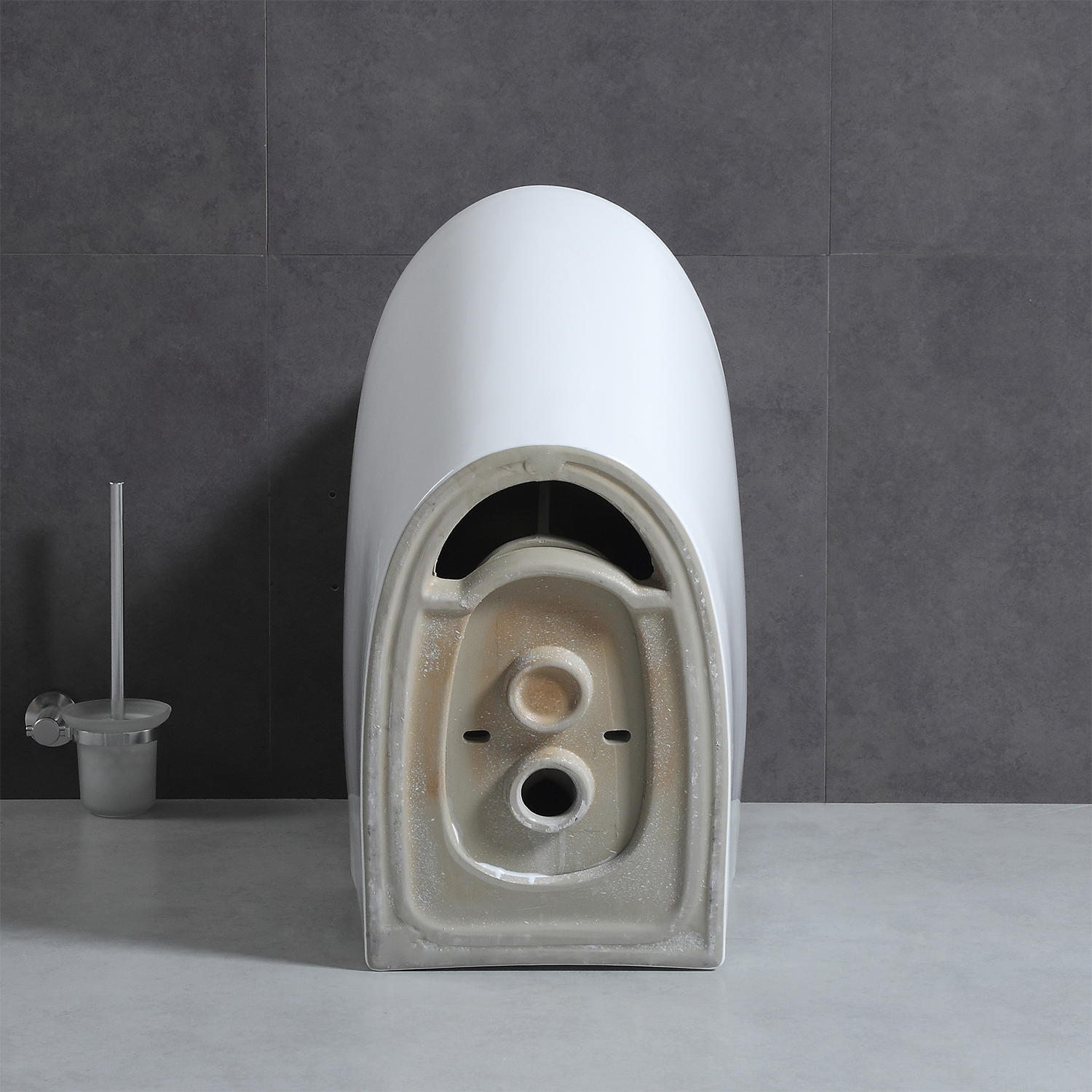 Ottawa Matt Black & Gold 28.63″ One Piece Toilet