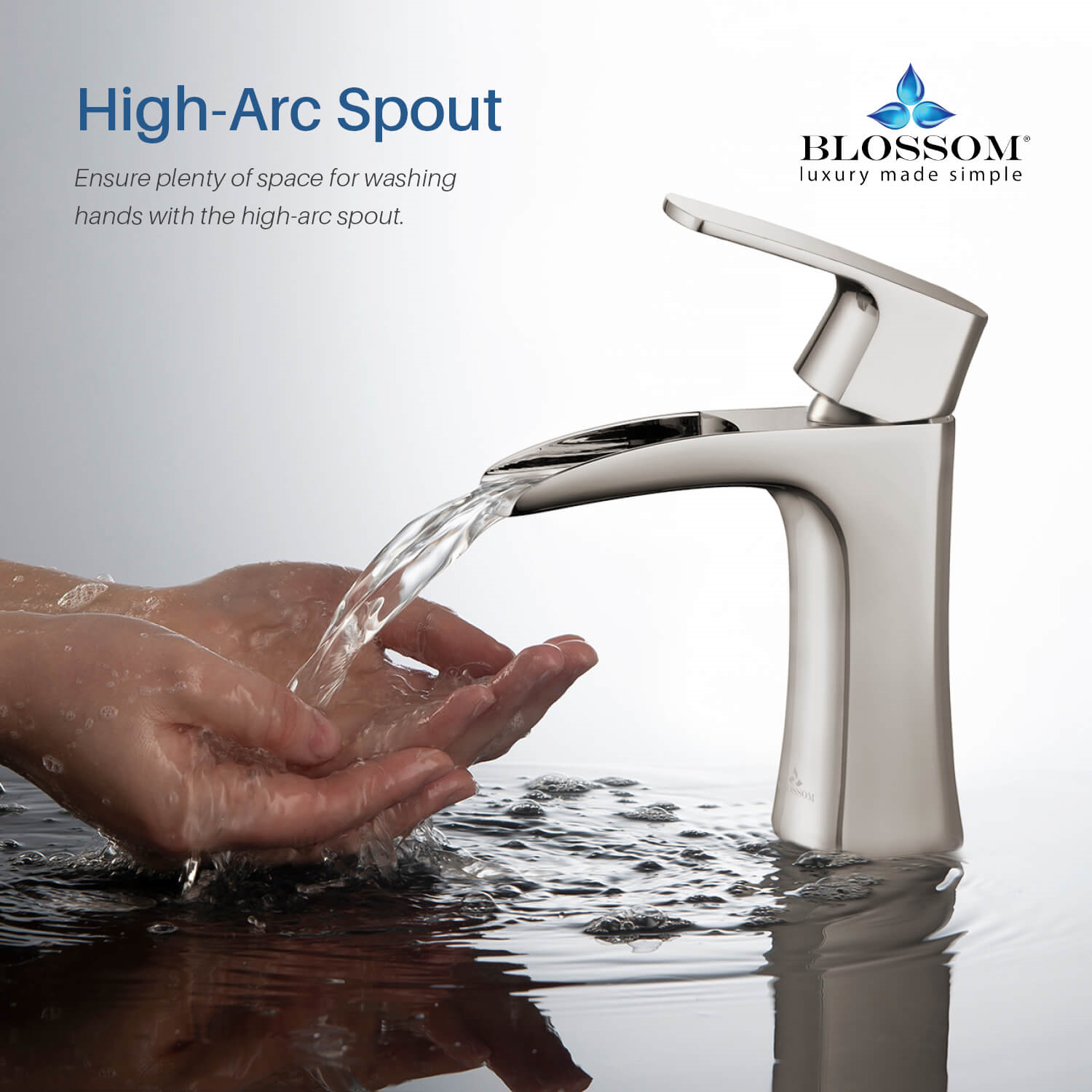 Single Handle Lavatory Faucet – F01 301 Single Faucet Chrome Chrome Top Sink