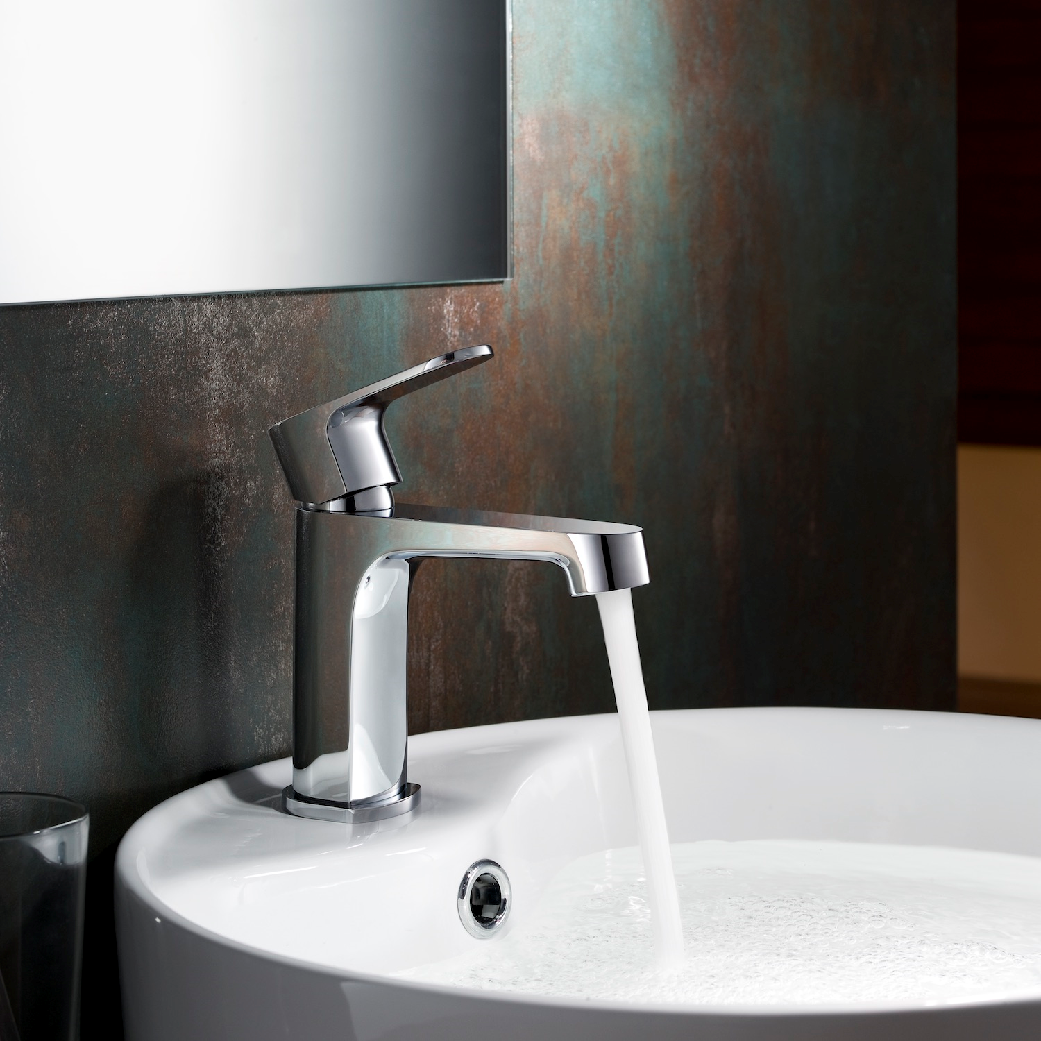 Single Handle Lavatory Faucet – F01 302 Single Faucet Chrome Chrome Single Hole Faucet 2-1/16″ W x 5-5/8″ L x 6-1/4″ H