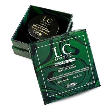 0.5oz  (15g) Birch Solid Cologne - TROIA US Solid Perfume for Men, Travel Size, Portable Handmade Fragrance