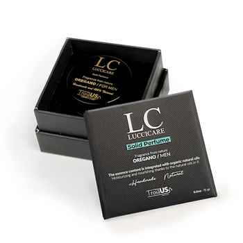 0.5oz  (15g) Solid Cologne for Men - TROIA US Sweet & Spicy Scent, Travel Size Handmade Perfume
