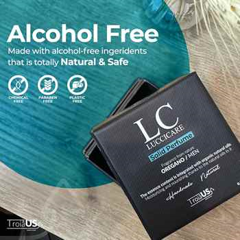 0.5oz  (15g) Solid Cologne for Men - TROIA US Sweet & Spicy Scent, Travel Size Handmade Perfume