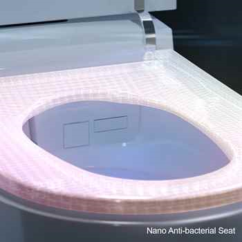 16.13" W x 26.00" D x 19.38" H – Heated, Auto Flush, Remote-Controlled Smart Toilet