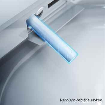 16.13" W x 26.00" D x 19.38" H – Heated, Auto Flush, Remote-Controlled Smart Toilet