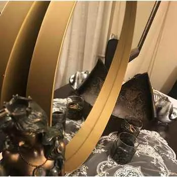 Ahu 27.5" Gold Mirror 