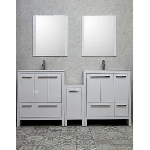 Alliance 68” White Bathroom Vanity 