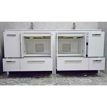 Alliance 72" White Bathroom Vanity