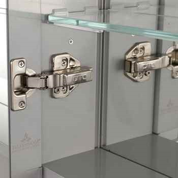 Aluminum Medicine Cabinet with Mirror 30"-26" - Stylish Design, Superior Functionality