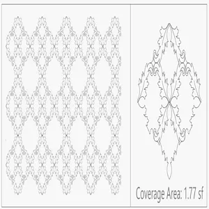 Angel Leaves Designer Water Jet Mosaic - Customizable Luxury Tile Design