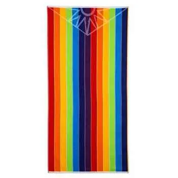 Beach Towel - Summer Heat Beach Rainbow