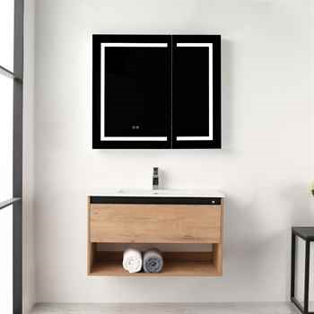 Begonia 36 inch Classic Oak LED Vanity