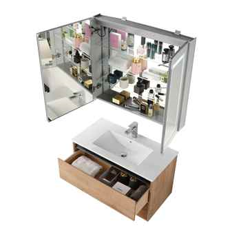Begonia 36 inch Classic Oak LED Vanity