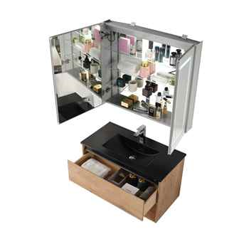 Begonia 36 inch Classic Oak LED Vanity