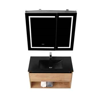 Begonia 36 inch Classic Oak LED Vanity