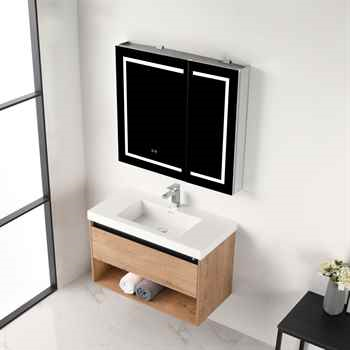 Begonia 36 inch Classic Oak LED Vanity
