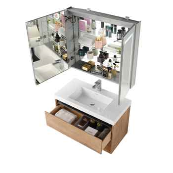 Begonia 36 inch Classic Oak LED Vanity