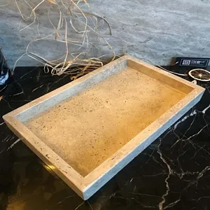 Beige Traverten Bath Set  (6 PIECE)