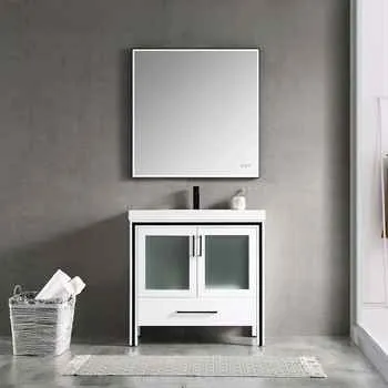 Birmingham 36 Inch Bathroom Vanity Matte Grey