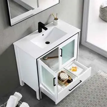 Birmingham 36 Inch Bathroom Vanity Matte Grey