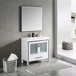 Birmingham 36 Inch Bathroom Vanity Matte Grey