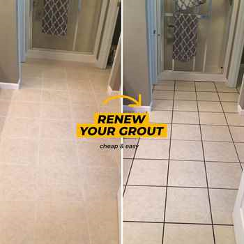 Black 8.8 oz Premixed Grout Repair Kit 2 Pack for Bathroom Kitchen Floors and Walls PentaUSA