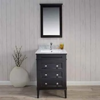 Bordeaux 24 Inch Espresso Bathroom Vanity