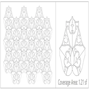 Butterfly Custom Water Jet Mosaic Design