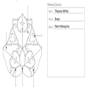 Butterfly Custom Water Jet Mosaic Design