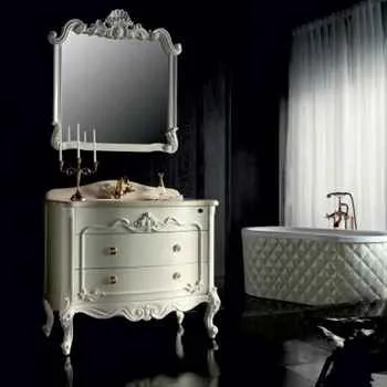 California 36" White Bathroom Cabinet