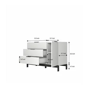 Cannur M003 White House Multi Purpose Cabinet 47 1/4"