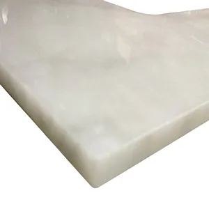 Carrara 36 inch Bathroom Vanity Top Marble for Undermount Sink 3 Hole For Faucet