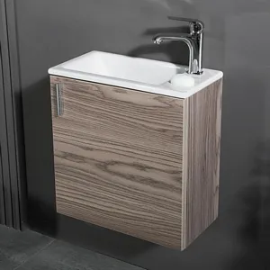 Chicago 18" Gray Oak Bathroom Cabinet
