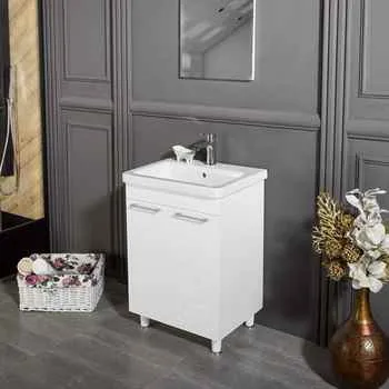 Clifton 24" White Bathroom Cabinet