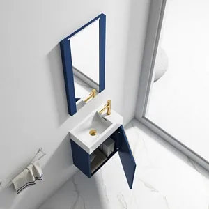 Colmar 18 Inch Bathroom Vanity Navy Blue