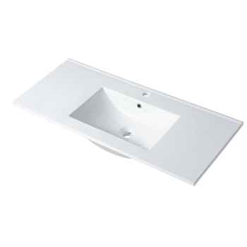Distinctive Single Ceramic Basin, 48"x18", Top Mount, cUPC Certified