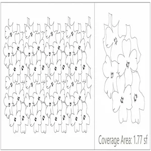 Elegant Bouquet Custom Water Jet Mosaic Design