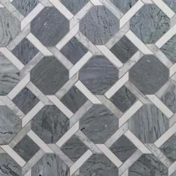 Elegant Paris Custom Water Jet Mosaic Design