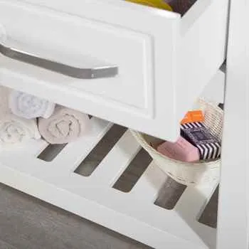 Edison 30" White Bathroom Cabinet