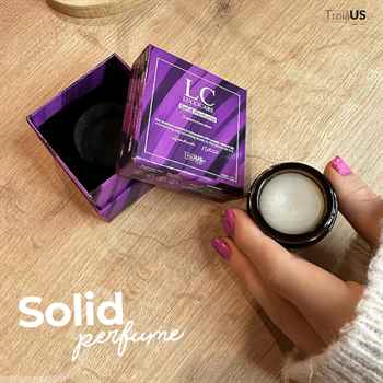 Fresia 0.5oz (15g)  Solid Perfume – TROIA US Handmade Wax Perfume for Women, Travel Size, Portable Fragrance