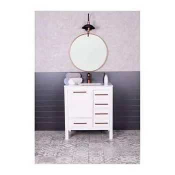 Grove 30" White Bathroom Vanity 