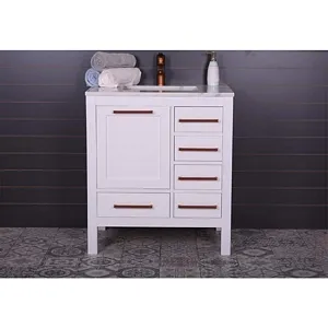 Grove 30" White Bathroom Vanity 
