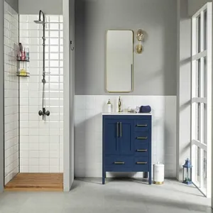 Grove 36" Navy Blue Bathroom Vanity