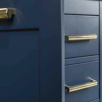 Grove 42 inch Navy Blue Bathroom Vanities For Sale 1 Doors, 9 Drawers 