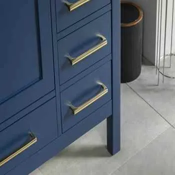 Grove 42 inch Navy Blue Bathroom Vanities For Sale 1 Doors, 9 Drawers 