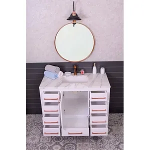 Grove 42" White Bathroom Vanity