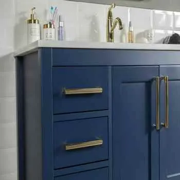 Grove 48" Navy Blue Bathroom Vanity Multiple Drawer